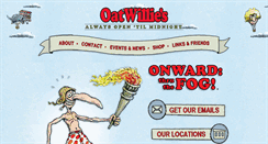 Desktop Screenshot of oatwillies.com